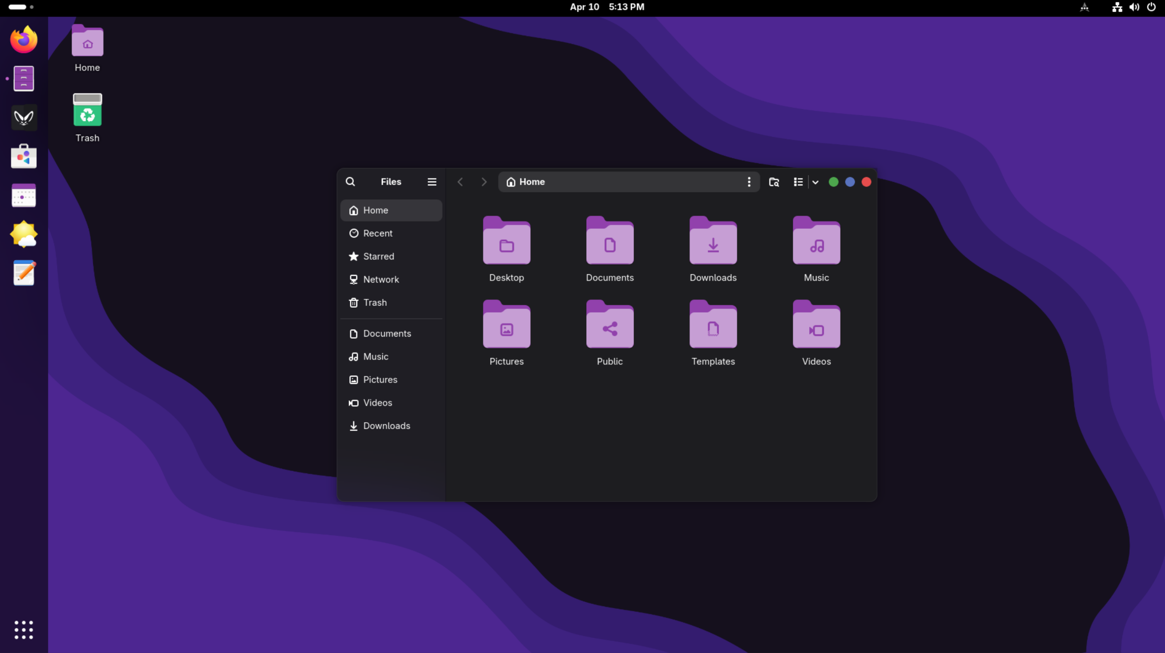 Linexin Desktop — Ubuntu-like style